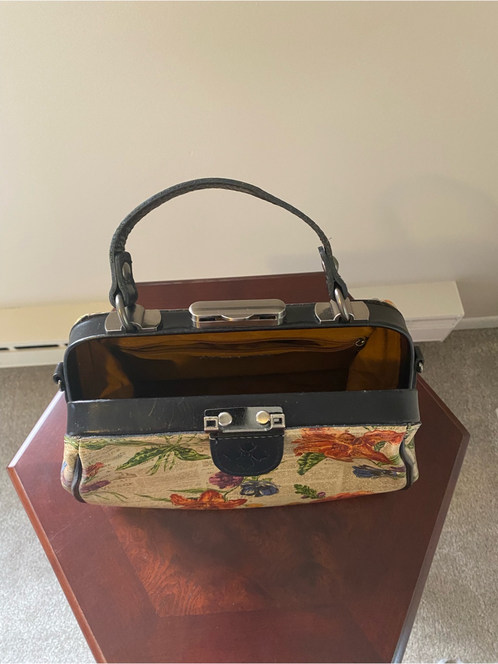 Patricia Nash Gracchi Frame Satchel with Crossbody Strap - Picture 10 of 15